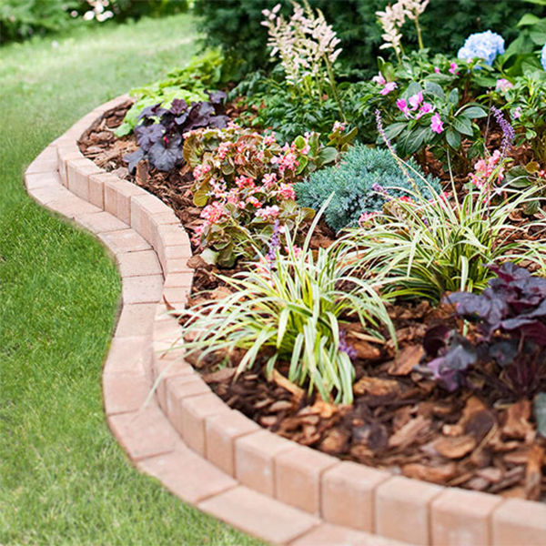 Beautiful landscaped border